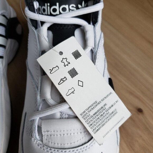 Adidas Streetball Basketball Shoes White & Black Sneakers Mens Size 7.5 NEW main image 9